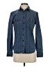 J.Crew 100% Cotton Polka Dots Blue Long Sleeve Button-Down Shirt Size 4 - photo 1