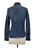 J.Crew 100% Cotton Polka Dots Blue Long Sleeve Button-Down Shirt Size 4 - photo 2