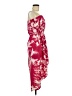 Angie 100% Polyester Tropical Pink Cocktail Dress Size M - photo 4