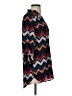 rue21 100% Polyester Chevron-herringbone Red 3/4 Sleeve Blouse Size S - photo 4