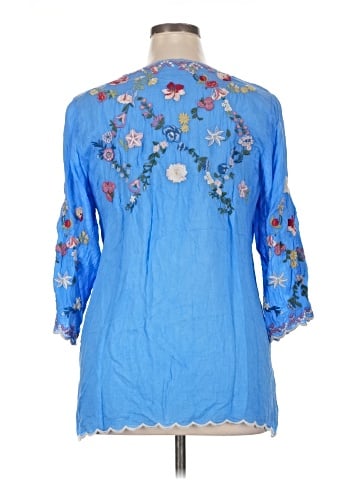 Johnny Was 3/4 Sleeve Blouse (view 2)