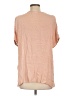 O'Neill 100% Viscose Pink Short Sleeve Blouse Size L - photo 2