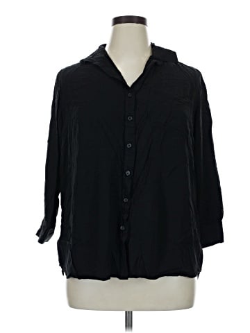 Velvet Heart 3/4 Sleeve Button-Down Shirt (view 1)