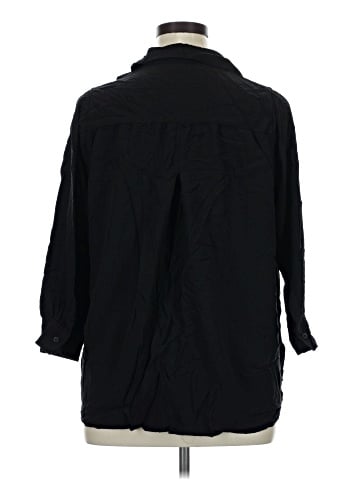 Velvet Heart 3/4 Sleeve Button-Down Shirt (view 2)