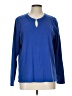 Lands' End Blue Long Sleeve Top Size L - photo 1