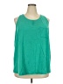 Cacique Green Sleeveless Blouse Size 22 - photo 1