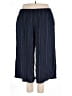 Vince. Stripes Blue Casual Pants Size 2X - photo 1