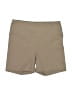 Yogalicious Solid Tan Khaki Shorts Size L - photo 1