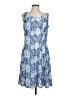 Perceptions Paisley Blue Casual Dress Size L - photo 1