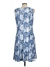 Perceptions Paisley Blue Casual Dress Size L - photo 2