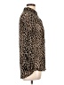 Eden & Olivia 100% Polyester Animal Print Brown Long Sleeve Blouse Size L - photo 4