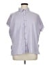 DKNY Purple Short Sleeve Blouse Size XL - photo 1