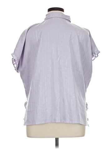 DKNY Short Sleeve Blouse (view 2)