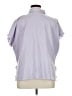 DKNY Purple Short Sleeve Blouse Size XL - photo 2