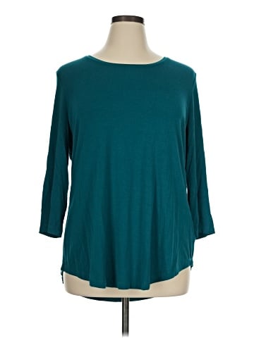 JM Collection 3/4 Sleeve T-Shirt (view 1)