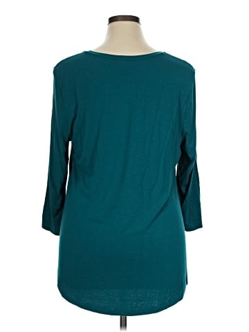 JM Collection 3/4 Sleeve T-Shirt (view 2)