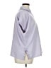 DKNY Purple Short Sleeve Blouse Size XL - photo 4