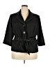 Studio I 100% Polyester Black Blazer Size 22 - photo 1