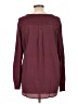 One A Burgundy Long Sleeve Top Size L - photo 2