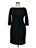 DKNY Solid Black Cocktail Dress Size 14 - photo 1