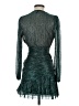 Maje 100% Polyester Metallic Green Cocktail Dress Size EU (FR) 34 / US 2 - photo 2