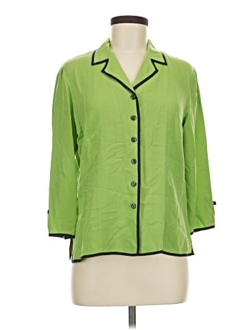 Sag Harbor 3/4 Sleeve Button-Down Shirt (view 1)