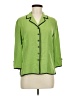 Sag Harbor Green 3/4 Sleeve Button-Down Shirt Size 6 - photo 1