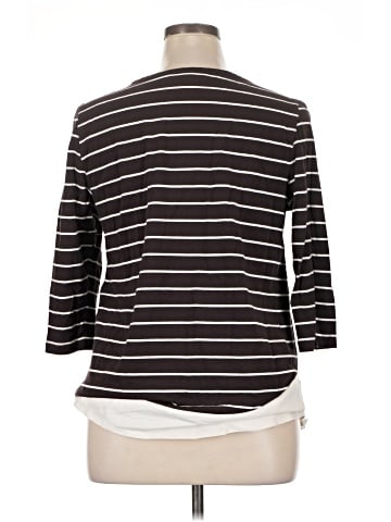 Jones New York Signature 3/4 Sleeve Top (view 2)