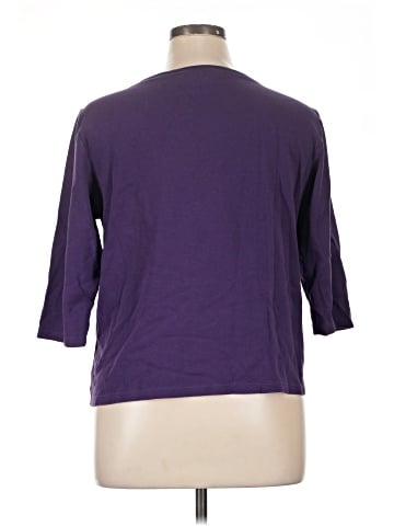 Karen Scott Sport 3/4 Sleeve Top (view 2)