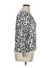 Ann Taylor Animal Print Silver Pullover Sweater Size XL - photo 4