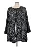 Avenue 100% Acrylic Silver Cardigan Size 26 - 28 Plus - photo 1