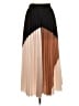 Shein Color Block Brown Casual Skirt Size 4 - photo 1