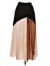 Shein Color Block Brown Casual Skirt Size 4 - photo 2