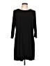 MICHAEL Michael Kors Solid Black Casual Dress Size L - photo 1