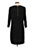 MICHAEL Michael Kors Solid Black Casual Dress Size L - photo 2