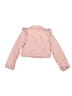 Little Lass Solid Pink Jacket Size 16 - photo 2