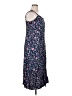 Angels 100% Rayon Floral Blue Casual Dress Size XL - photo 4