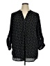 Halogen 100% Polyester Stars Black Kimono Size XL - photo 1