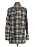 Hatch Plaid Gray Long Sleeve Blouse Size P Maternity (Petite) - photo 2