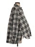 Hatch Plaid Gray Long Sleeve Blouse Size P Maternity (Petite) - photo 4