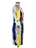 Milly Graphic Blue Cocktail Dress Size 6 - photo 4