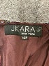 Jkara 100% Polyester Burgundy Cocktail Dress Size 16 - photo 7