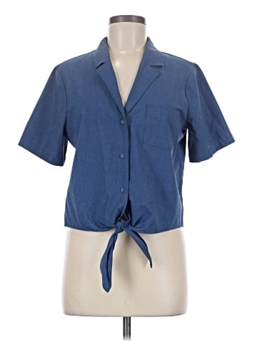 BCBGeneration Short Sleeve Blouse (view 1)