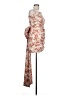 Evolutionary Floral Ivory Cocktail Dress Size L - photo 4
