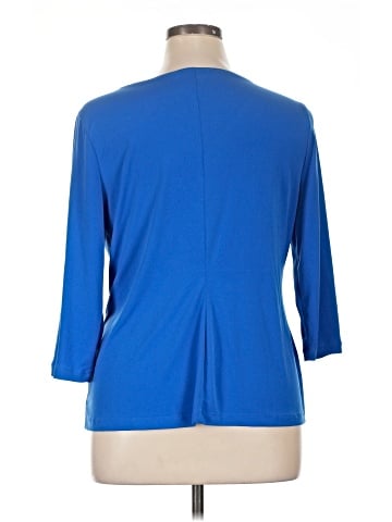 NY Collection 3/4 Sleeve Top (view 2)
