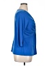 NY Collection Blue 3/4 Sleeve Top Size 1X - photo 4
