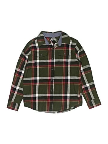 Wonder Nation Long Sleeve Button-Down Shirt (view 1)