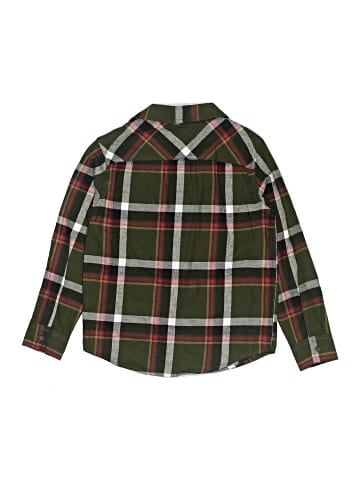 Wonder Nation Long Sleeve Button-Down Shirt (view 2)