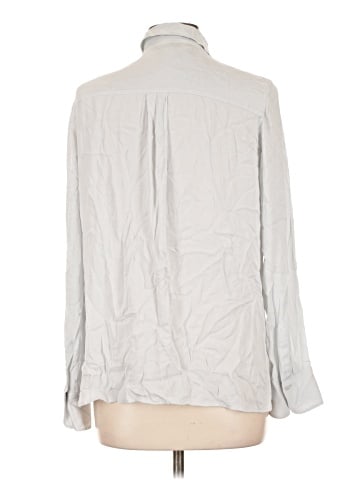 Vince. Long Sleeve Silk Top (view 2)