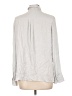 Vince. Gray Long Sleeve Silk Top Size L - photo 2